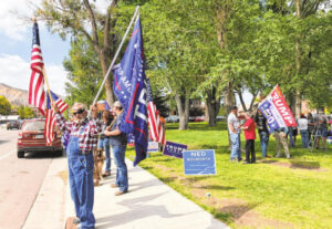 Rally calls for civility, features exchanges