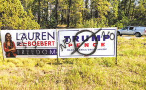 Political sign vandalism triggers ire