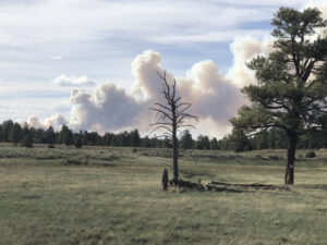 Weather continues to help Simms Fire crews; community meeting tonight