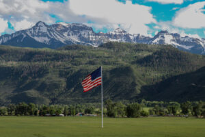 Ridgway’s landmark U.S. flag