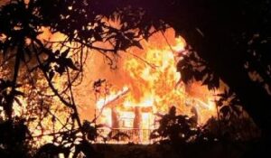 Fire destroys Ridgway home